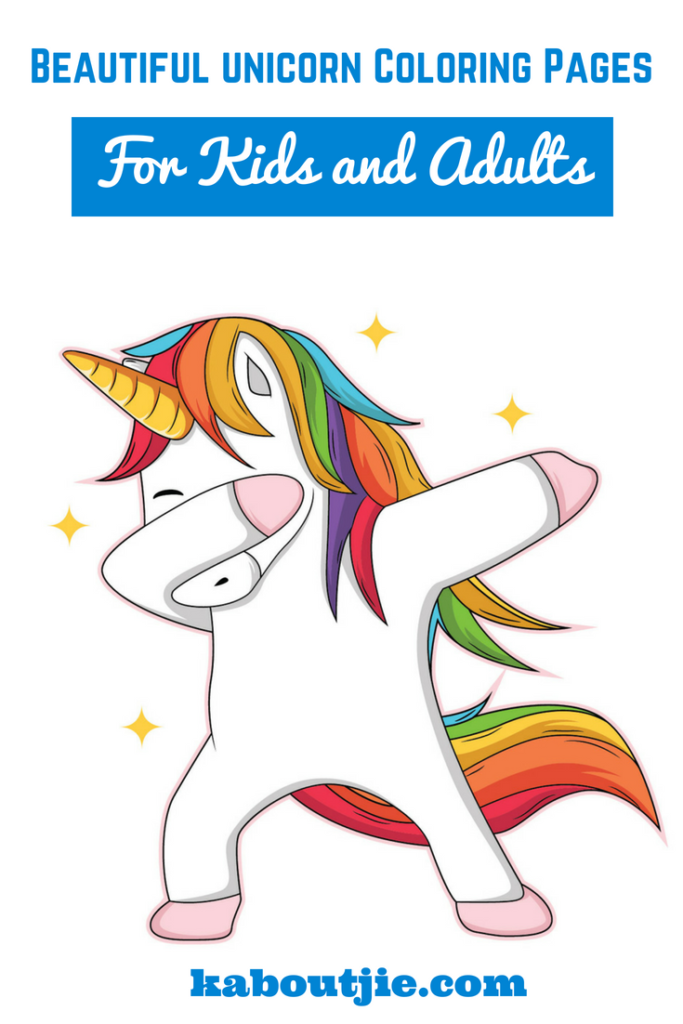 Beautiful Unicorn Coloring Pages For Kids and Adults