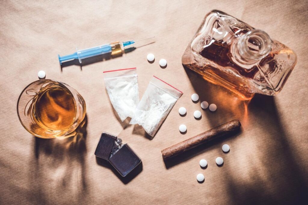 Addiction Habit in a Drug Rehab