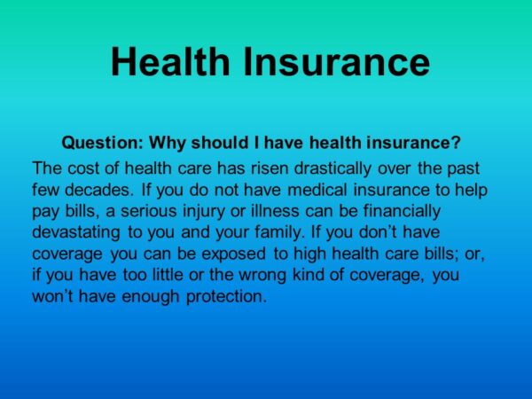 Why Should You Seriously Consider Health Insurance?