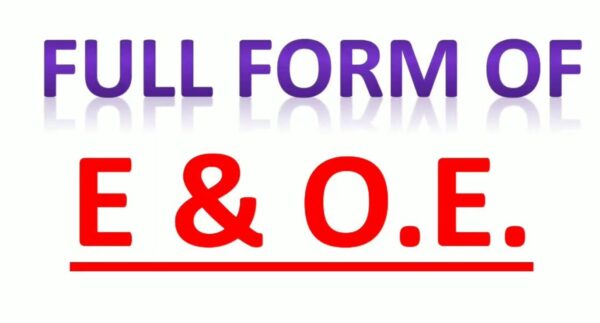 oe full form in GST