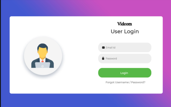 Vidcom Login