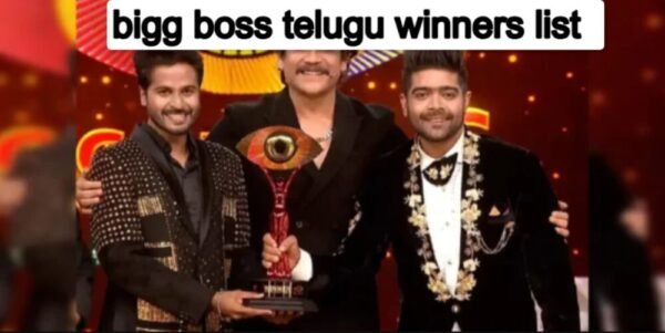 bigg boss telugu winners list